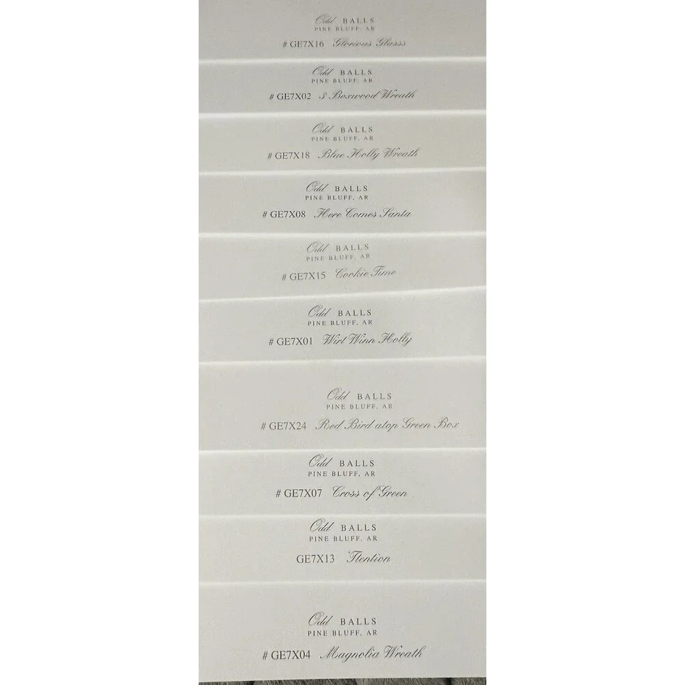Odd Balls Vintage - Assorted Christmas Folded Note Cards - 10 Pack